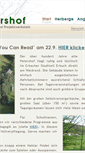 Mobile Screenshot of petershof-erbuch.de